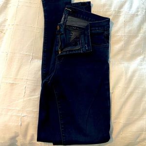 J brand skinny jeans in dark indigo size 28
